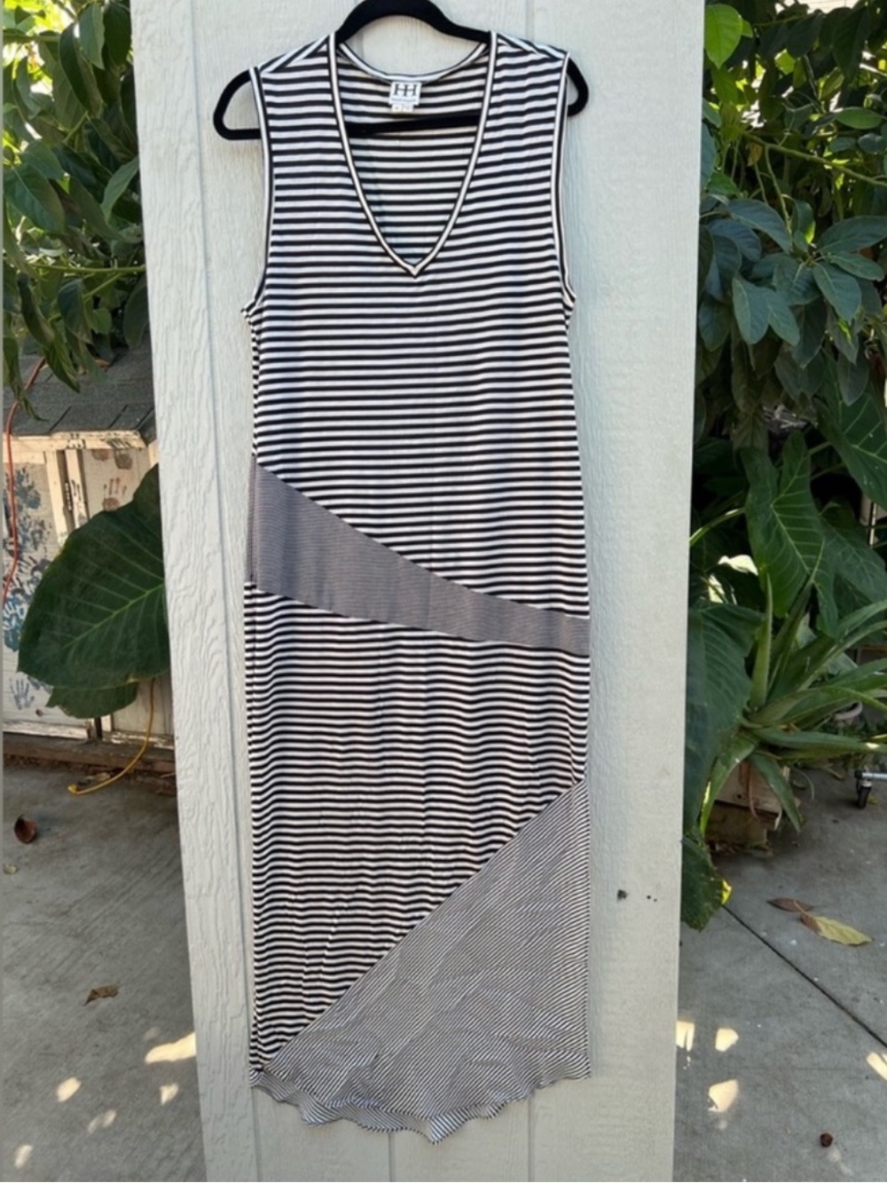 Haute hippie silk & modal striped dress
